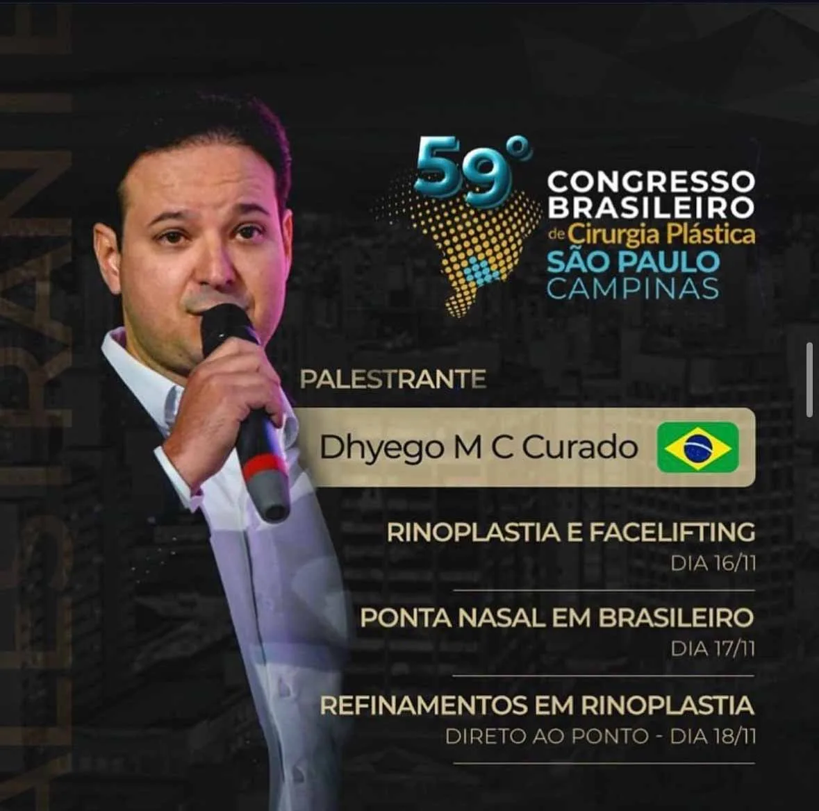 Dr. Dhyego Curado — 59º Congresso Brasileiro de Cirurgia Plástica