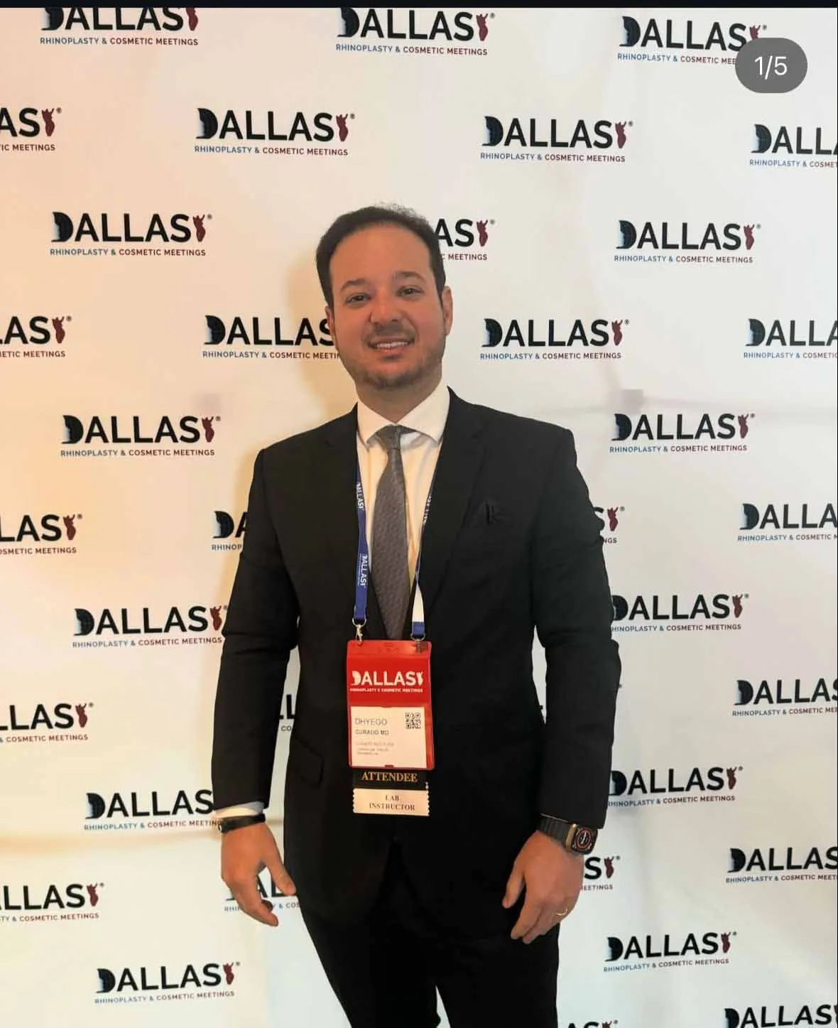 Dr. Dhyego Curado no Dallas Rhinoplasty, nos Estados Unidos
